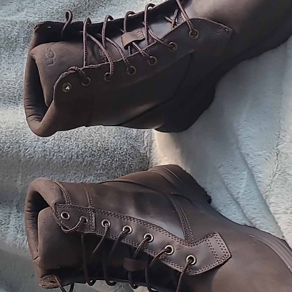 UGG Biltmore Leather Boots Mens Size 13 - Picture 10 of 13